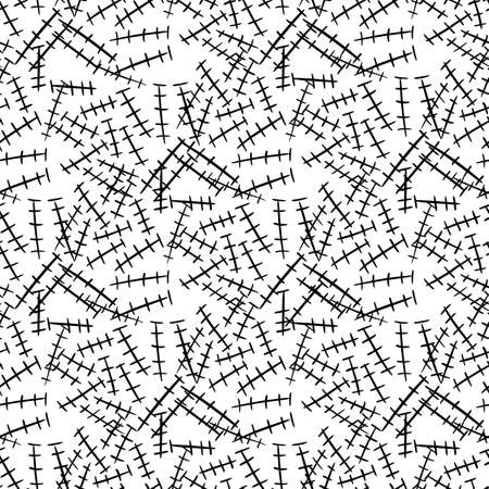 Seamless vector background with scratches, dashes, spotsのイラスト素材