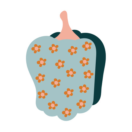 Modern abstract pumpkins pattern. clip art. Vector.のイラスト素材