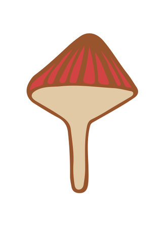 Magic mushrooms. Psychedelic hallucination. doodle illustration isolated on white. 60s trippy hippie art.d. vector illustration.のイラスト素材