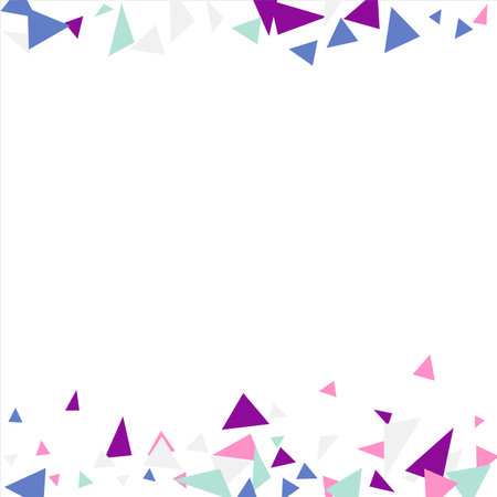 Colored triangles abstract geometric pattern with. Can be used as poster, banner, border, background, wallpaper, card, print, web Vectorのイラスト素材