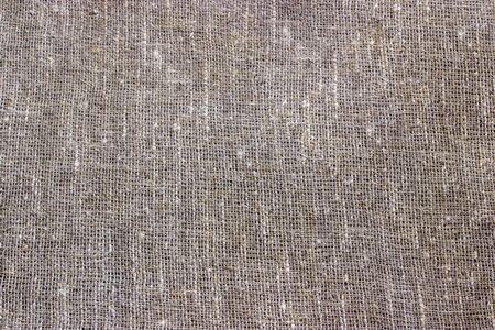 Linen background cloth, weaving coarse threadsの写真素材