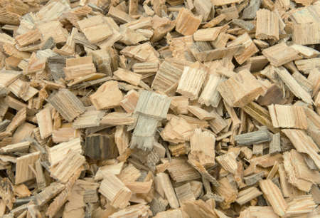 Wood sawdust taken as clouse upの写真素材