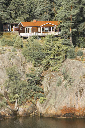 Summer cottage in Sweden. Taken on August 2012.のeditorial素材