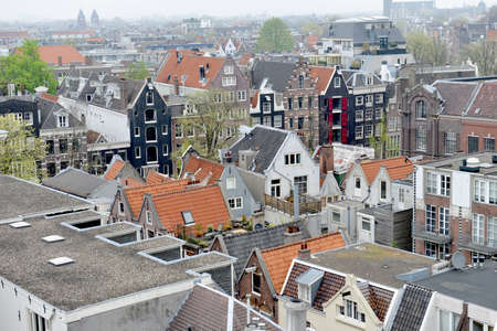 View over Amsterdam, the Netherlands. の写真素材