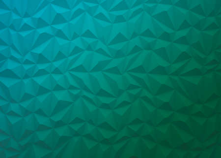 Abstract background of polygons on blue with green background.の写真素材
