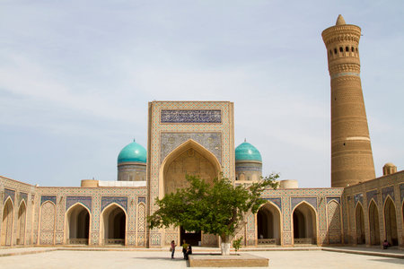Kalon Mosque in Bukhara, Uzbekistanのeditorial素材