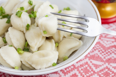 Dumplings with potatoesの写真素材