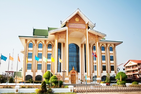 Laos National Hall buildingの写真素材