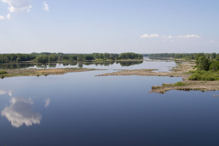 Flooding on the Volga River