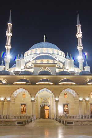 Main mosque of the Chechen Republic - Heart of Chechnyaの写真素材