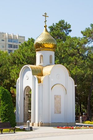 Orthodox chapel in Anapaの写真素材