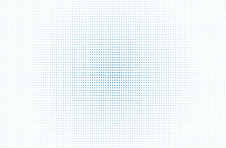 Abstract halftone background with a wavy surface of light blue dots on whiteのイラスト素材