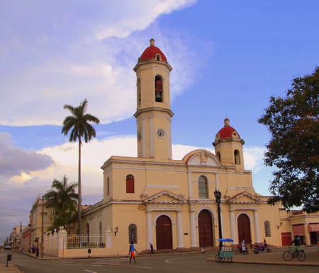 Cathedral of the Immaculate Conception of Cienfuegos, Cubaの写真素材