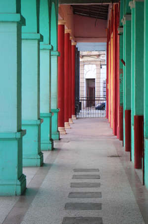 Santiago de Cuba´s houses, Cubaの写真素材