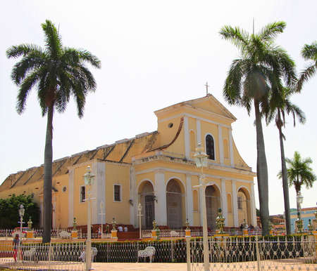 Santisima Trinidad church, Trinidad, Cubaの写真素材