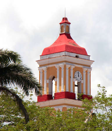 San Juan Bautista church, Remedios, Cubaの写真素材