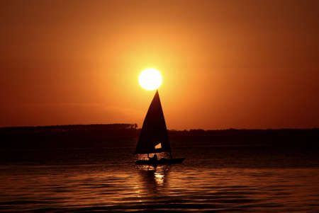 Sunset in Carmelo, Uruguayの写真素材