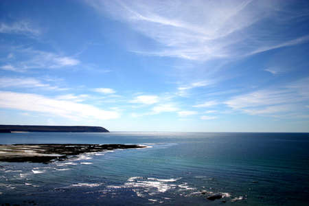 Atlantic ocean, Santa Cruz province, Argentinaの写真素材