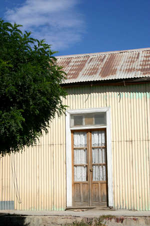 Old buildings of San Antonio Oeste, Argentinaの写真素材