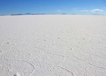 Textures of the Uyuni salt flatの写真素材