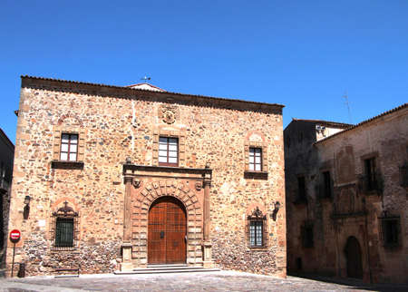 Historic Santa Maria Square, caceres, Spain.