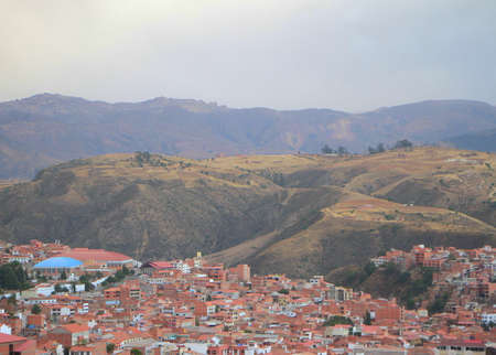 Panoramic view of Sucre city, Bolivia.の写真素材
