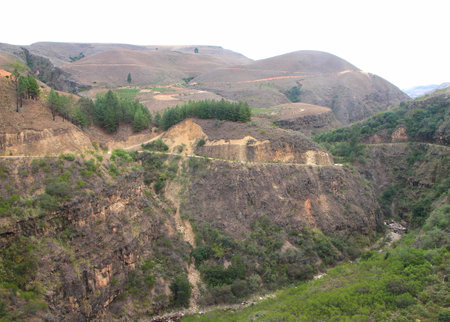 Landscapes of Bolivia, South Americaの写真素材