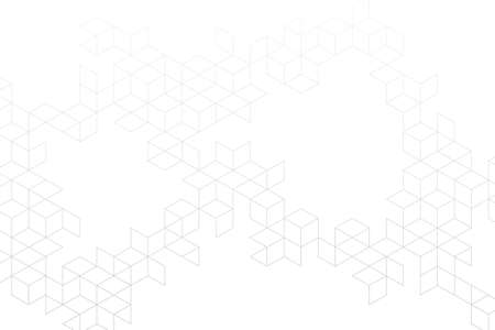 White abstract background with square pattern