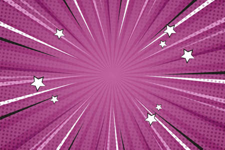 Colorful flat comic style backgroundのイラスト素材