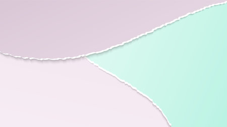 Colored paper background with geometric shapes in pastel coloursのイラスト素材
