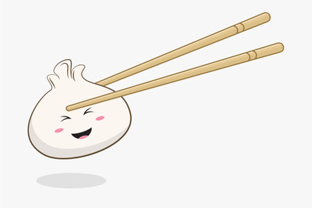 Chinese food vector illustration in flat designのイラスト素材