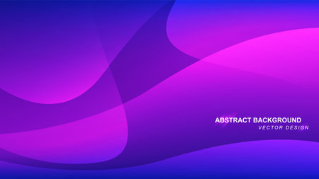 Abstract background with gradient curve shapesのイラスト素材