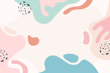 Pastel color background in abstract designのイラスト素材