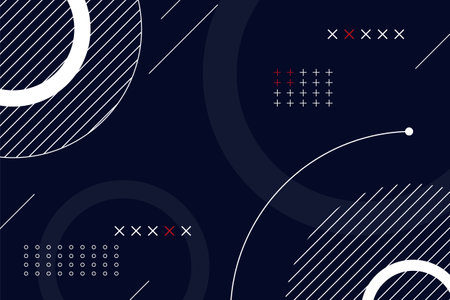 Flat design of abstract geometric backgroundのイラスト素材