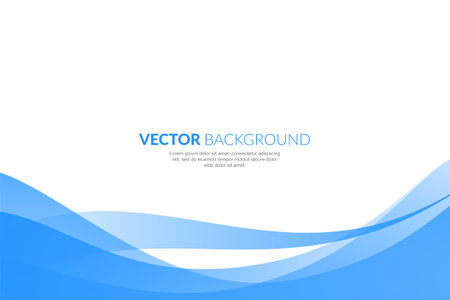 Modern wavy business style backgroundのイラスト素材