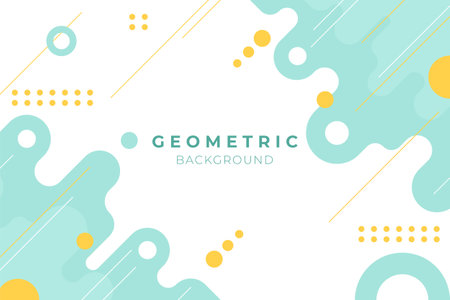 Abstract geometric background in bright colorsのイラスト素材
