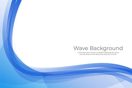 Abstract stylish wave vector backgroundのイラスト素材