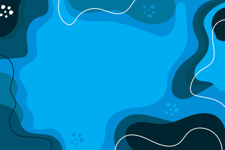 Flat design abstract illustration in bright colors