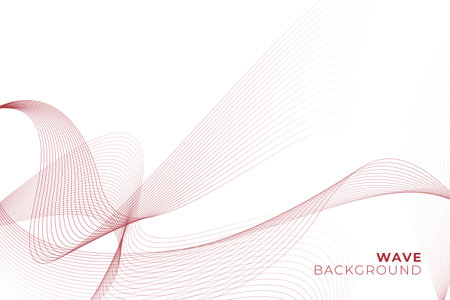 Abstract background with wavy line styleのイラスト素材