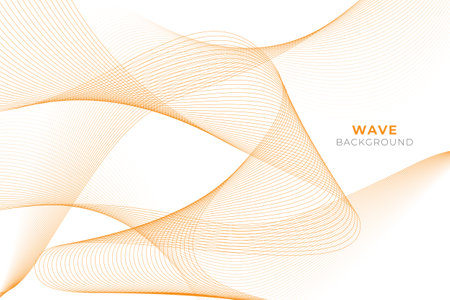 Abstract background with wavy line styleのイラスト素材