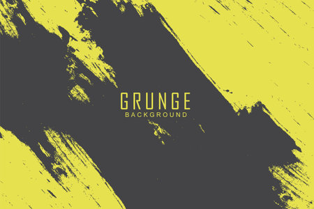 Abstract yellow and black color grunge backgroundのイラスト素材