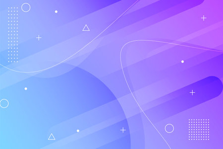 Abstract gradient background with geometric elementsのイラスト素材