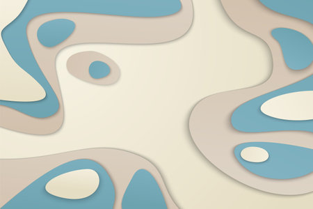 Abstract colorful paper style backgroundのイラスト素材
