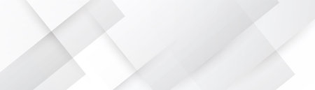 Abstract white 3d banner design backgroundのイラスト素材