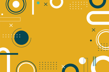 Colorful abstract flat geometric backgroundのイラスト素材