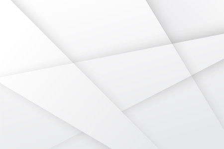 Elegant overlapping white geometric background designのイラスト素材