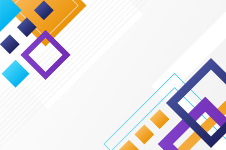 Abstract geometric squares background designのイラスト素材