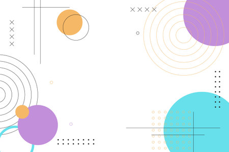 Modern abstract geometric background designのイラスト素材