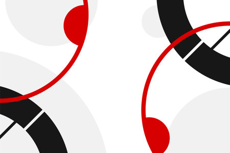 Modern abstract geometric background designのイラスト素材