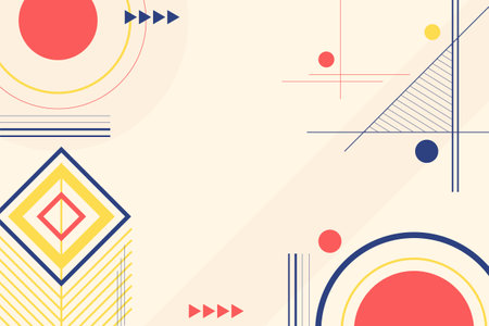 Modern abstract geometric background designのイラスト素材
